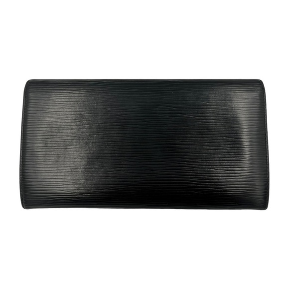 LOUIS VUITTON Epi Long Wallet Black - Picture 9 of 10